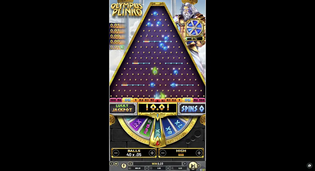 Инструкция как играть в Plinko