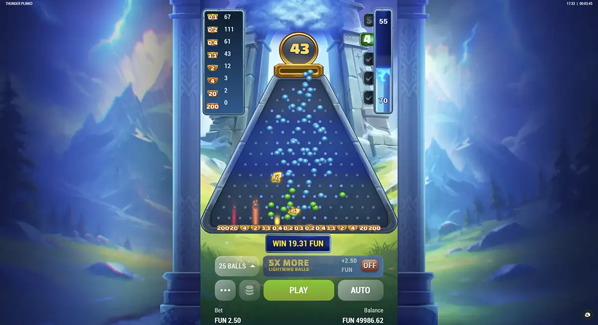 Plinko: играйте онлайн с шариками и выигрышными множителями Плинко